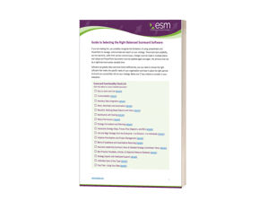 Guide to Selecting the Right Balanced Scorecard Software