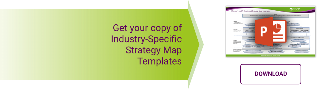 download free balanced scorecard strategy map templates