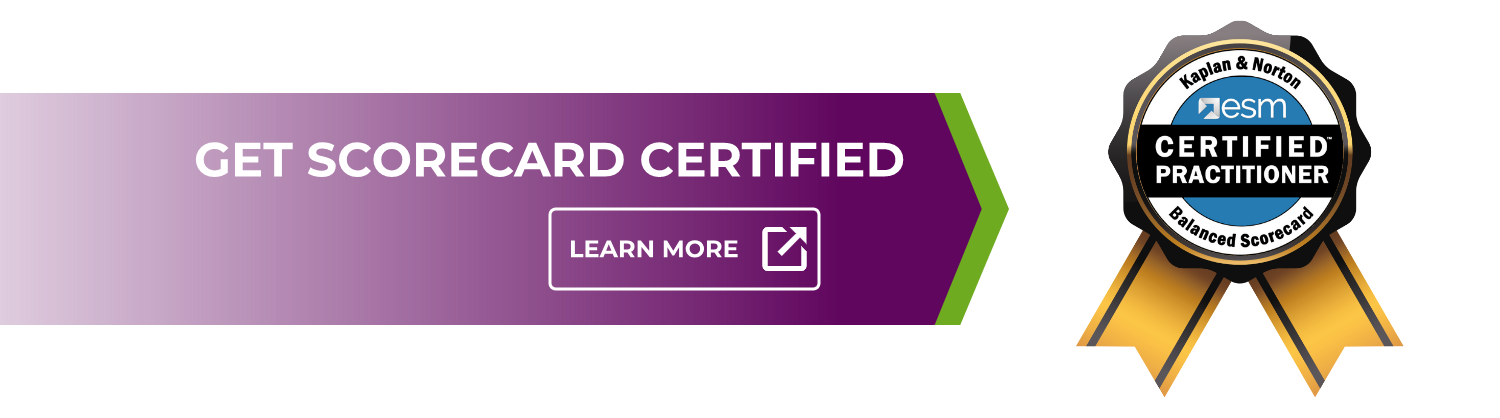 get balanced scorecard certified