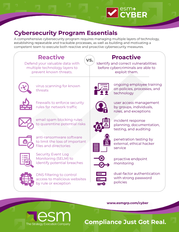 Cybersecurity Program Essentials