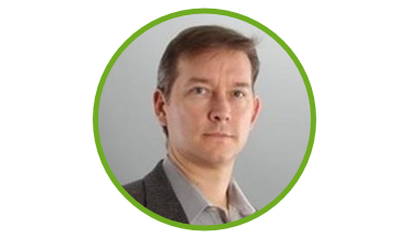 Chris Senio - Green Circle in Transparent Square