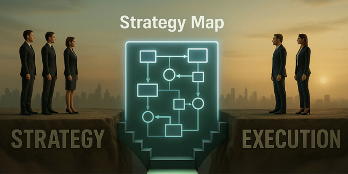 Bridging the Strategy-Execution Gap: Why Strategy Maps Are Your Secret Weapon