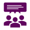 group discussion icon